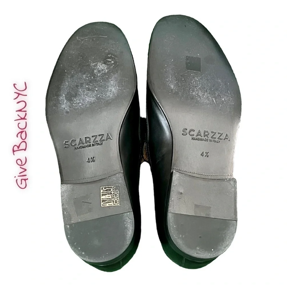 Scarzza Handmade Leather Loafer Flats Size 7.5